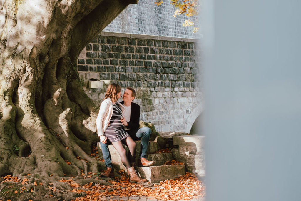 Séance grossesse et couple à la citadelle de namur