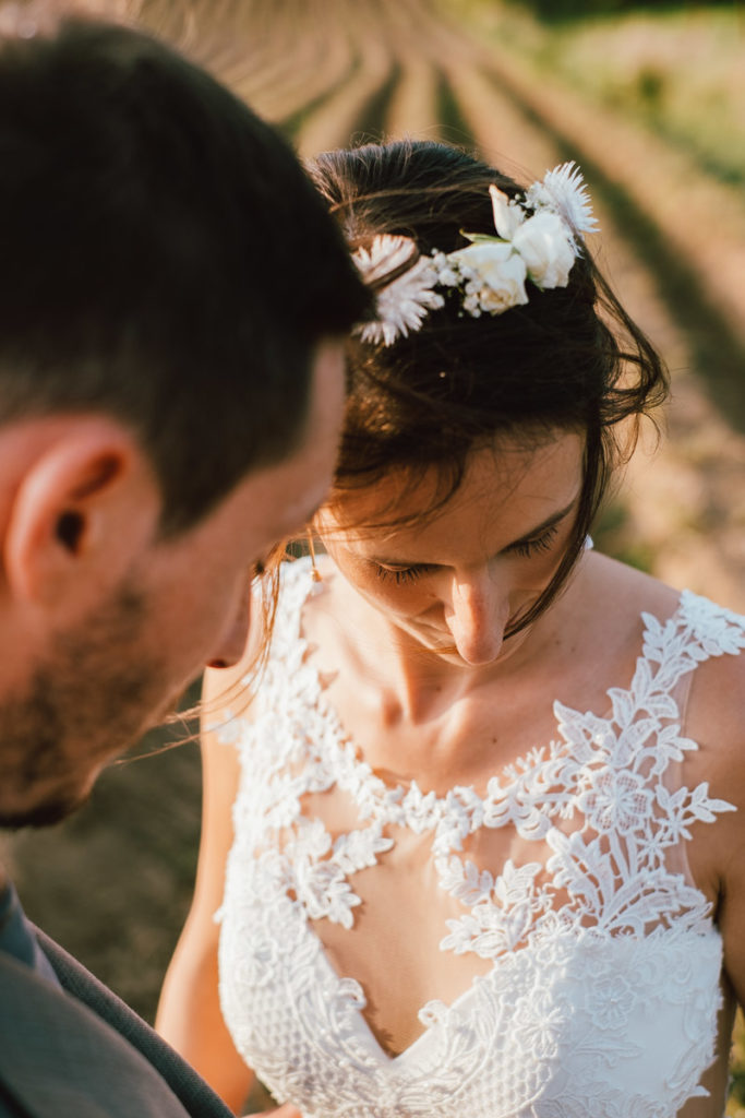 Couple de mariés dans la commune de gembloux