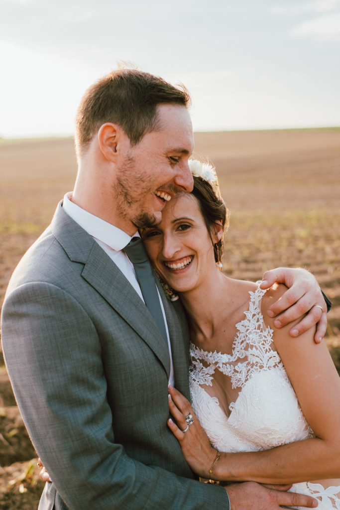 Couple de mariés dans la commune de gembloux