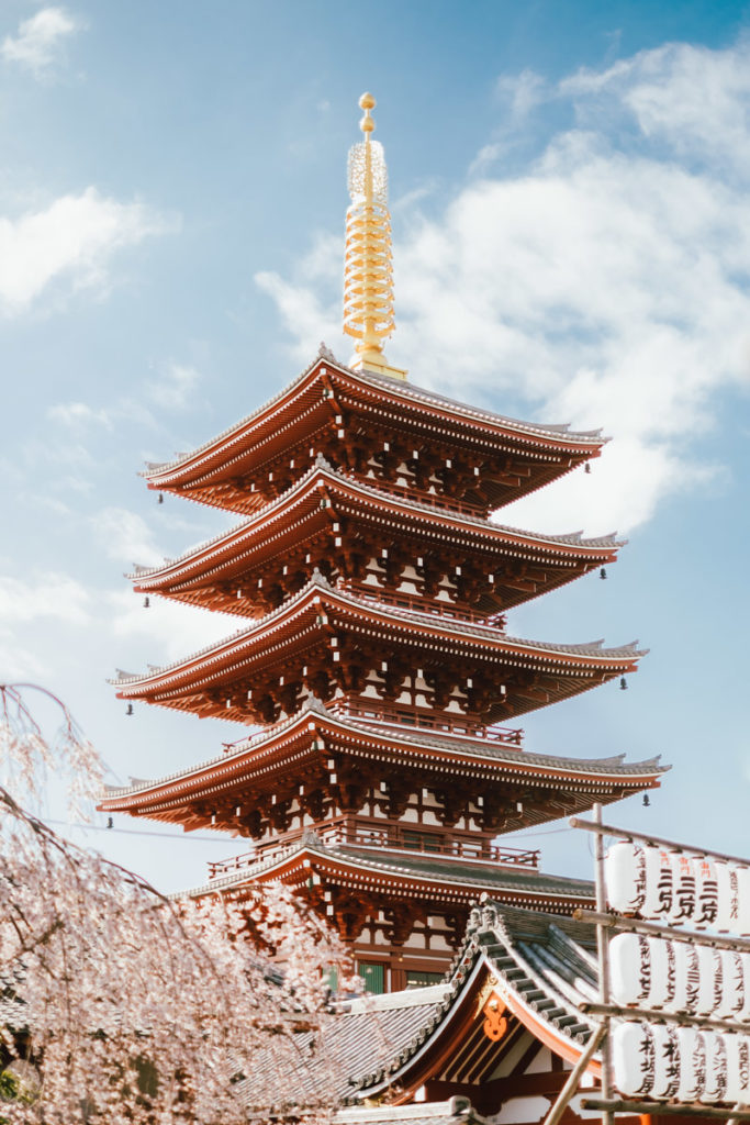 Temple senso-ji à Asakusa au Japon