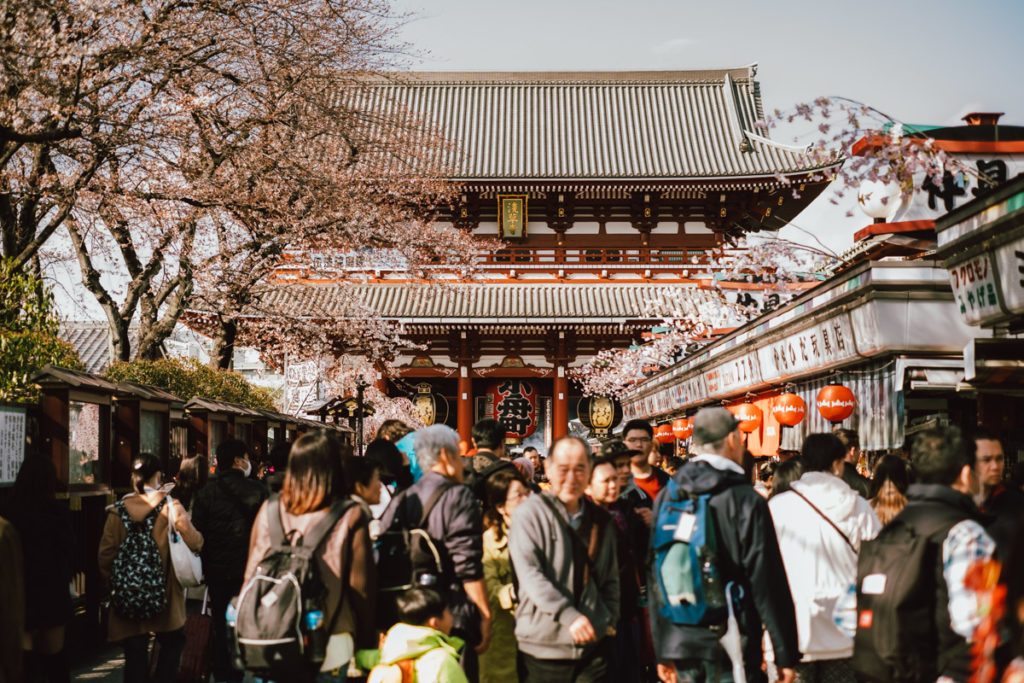 Temple senso-ji à Asakusa au Japon