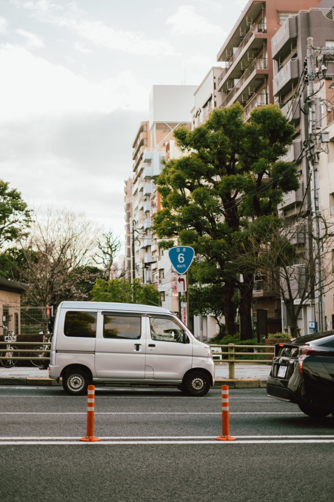 Dans les rues de Tokyo