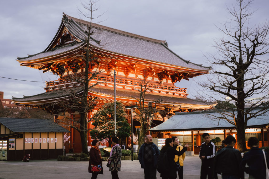 Temple senso-ji à Asakusa au Japon