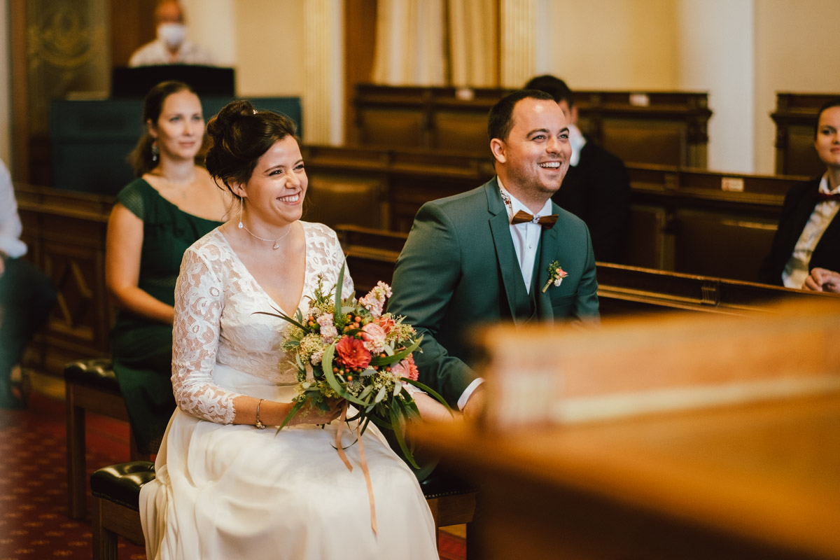 Mariage civil de Sandra et Alexandre à la commune d’Ixelles